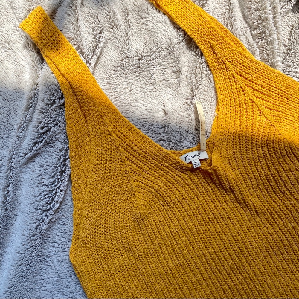 NWT Madewelll sweater tank top XL